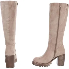 Ital-Design High-Heel-Stiefel Damen Hellbraun 41