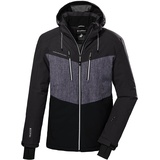 KILLTEC Herren Skijacke/Funktionsjacke mit abzippbarer Kapuze und Schneefang KSW 45 MN SKI JCKT, dunkelanthra, XL,