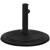 vidaXL Schirmständer 45x45x30 cm Gusseisen Schwarz