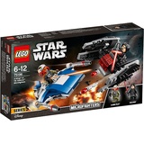 LEGO Star Wars A-Wing vs. TIE Silencer Microfighters 75196