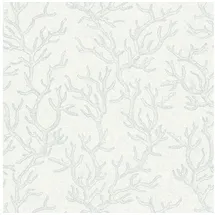 Profhome Luxus Tapete Blau/Silber 1 St. 0,70 x 10,05 cm