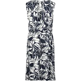 Betty Barclay Sommerkleid Dunkelblau/Weiß 46