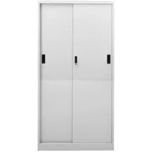 vidaXL Büroschrank Aktenschrank 90x40x180 Hellgrau