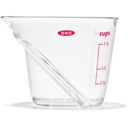 Messbecher OXO GOOD GRIPS, transparent, Volumen 0,06 l, Kunststoff, Messbecher, 60 ml, spülmaschinenfest