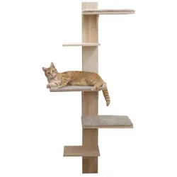 Wandkratzbaum Timber - Katzen Kratzbaum zur Wandmontage, beliebig erweiterbar mit allen Artikeln aus der "Timber" Serie 150 cm