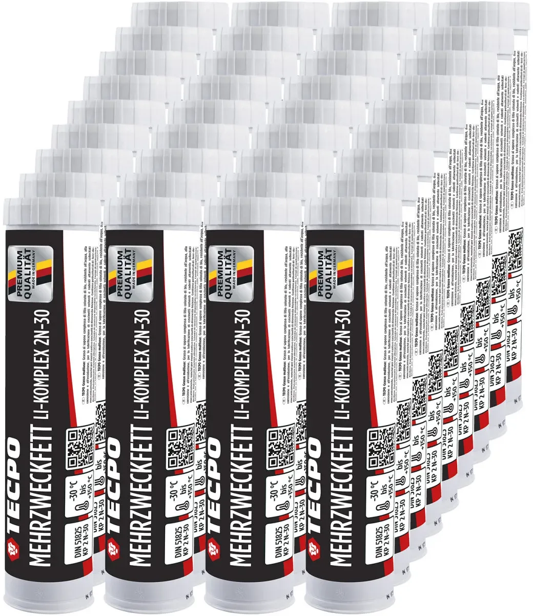 TECPO Mehrzweckfett 36x400g Hochleistungs Li-Komplex Schmierfett KP...