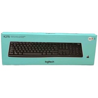 Logitech K270 Funk-Tastatur Deutsch, USB-Dongle, 10m Reichweite