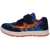 Lurchi Jungen Low Sneaker DRACO blau dino , 89721214-26