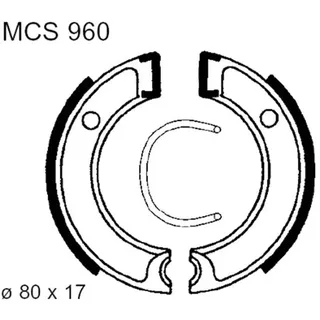 TRW Lucas Bremsbacken MCS960