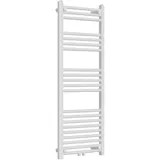 neu.haus Handtuchheizkörper Voss 1200 x 500 mm 500 W weiß Mittelventil