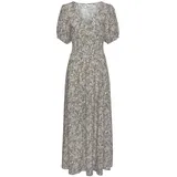 VIVANCE Maxikleid Blümchen grau 40