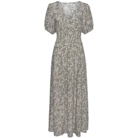 VIVANCE Maxikleid Blümchen grau 40