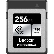 Lexar Professional CFexpress Typ B CFe Karte, bis zu 1750MB/s Lesegeschwindigkeit, mit PCIe Gen3x2, kompatibel mit DSLR, rückwärts mit XQD Kamera