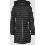 S.Oliver Lange Steppjacke mit abnehmbarer Kapuze Black 38