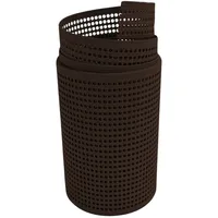 zaun|zu® Sichtschutzstreifen 30 Prozent PP 255 x 15 cm Braun