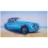 MCW Ölgemälde Oldtimer Handgemalt