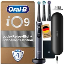 Oral-B iO Series 9 Plus Edition Black Onyx + Aufsteckbürsten 3 St.