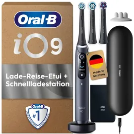 Oral-B iO Series 9 Plus Edition Black Onyx + Aufsteckbürsten 3 St.