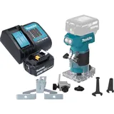 Makita DRT 52 SF1 Akku Kantenfräse 18 V 6 mm Brushless + 1x Akku 3,0 Ah + Ladegerät