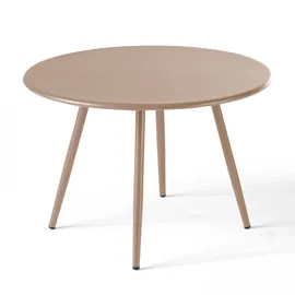 Oviala Beistelltisch Ø 40 x 30 cm Taupe