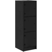 vidaXL Highboard 35 x 37 x 109 cm Schwarz