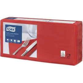 TORK Serviette Tork Lunch 33 X 33 Cm (b X L) Rot 150 St./pack.