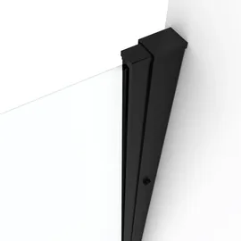 Aurlane Glasdusche Black Calm 80 Schwarz 80 cm x 200 cm