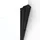 Aurlane Glasdusche Black Calm 80 Schwarz 80 cm x 200 cm