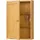 Relaxdays Schlüsselkasten, Bambus, 8 Haken, Design B, H x B x T: 27 x 19,5 x 6 cm, Flur, Wand, Schlüsselschrank, Natur