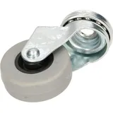 KOTARBAU® Möbelrollen Ø 40mm Alle Böden Geeignet Lenkrollen Gummirollen Robust Transportrollen Sofarollen Schieberollen Werkzeugrollen Schwerla...