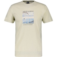 T-Shirt » T-Shirt mit Brustprint«, Gr. 4XL, PALE BEIGE, , 90318535-4XL