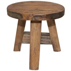 vidaXL Sitzhocker Altholz