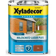 Xyladecor Holzschutz Lasur Plus Teak 0,75 l