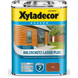 Xyladecor Holzschutz Lasur Plus Teak 0,75 l