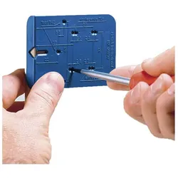 HETTICH ACCURA TOP Ankörnschablone BlueJig, Kunststoff