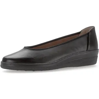 Gabor Damen Comfort Basic Geschlossene Ballerinas, Schwarz (schwarz 37), 43 EU Weit - 43 EU Weit