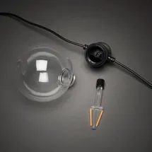 Konstsmide 2393-800 Party-Lichterkette Außen netzbetrieben Anzahl Leuchtmittel 10 Beleuchtete Läng