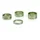 XLC Steuersatz Spacer A-Head AS-A02 3x5/1x10/1x15 1 1/8 Zoll Limegreen