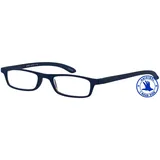I NEED YOU Lesebrille ZIPPER, blau, +2.00 dpt mit Etui