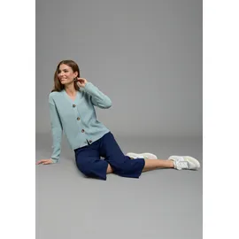 LAURA SCOTT Strickjacke salbei mélange 44/46
