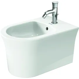 Duravit White Tulip 37x54cm, m HL, ÜL, Hahnlochbank, weiß