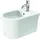 Duravit White Tulip 37x54cm, m HL, ÜL, Hahnlochbank, weiß