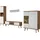 Home Affaire Wohnwand Merle, (Set, 4-St) braun