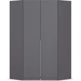 OTTO home Eckschrank AGORDO 117 x 229 x 117 cm Grau