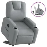 Nettlife Fernsehsessel, Hellgrau, Metall, 74x144x78.5 cm, Wohnzimmer, Sessel, Fernsehsessel