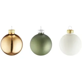 Möbel Kraft Weihnachtskugeln 20er-Set ¦ mehrfarbig ¦ Glas,Aluminium Ø: 6.0