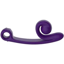 Snail Vibe G-Punkt-Vibrator mit Klitorisreizer Curve lila 