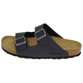 Rohde Grado Schuhe Sandalen Pantoletten Clogs, Größe:46 EU, Farbe:Blau