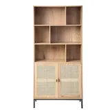 CaliCosy Bücherregal 35 x 45 x 175 cm Beige