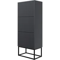 Selsey Schuhschrank Schuhregal 50 cm 3 Klappen Schuh Schrank